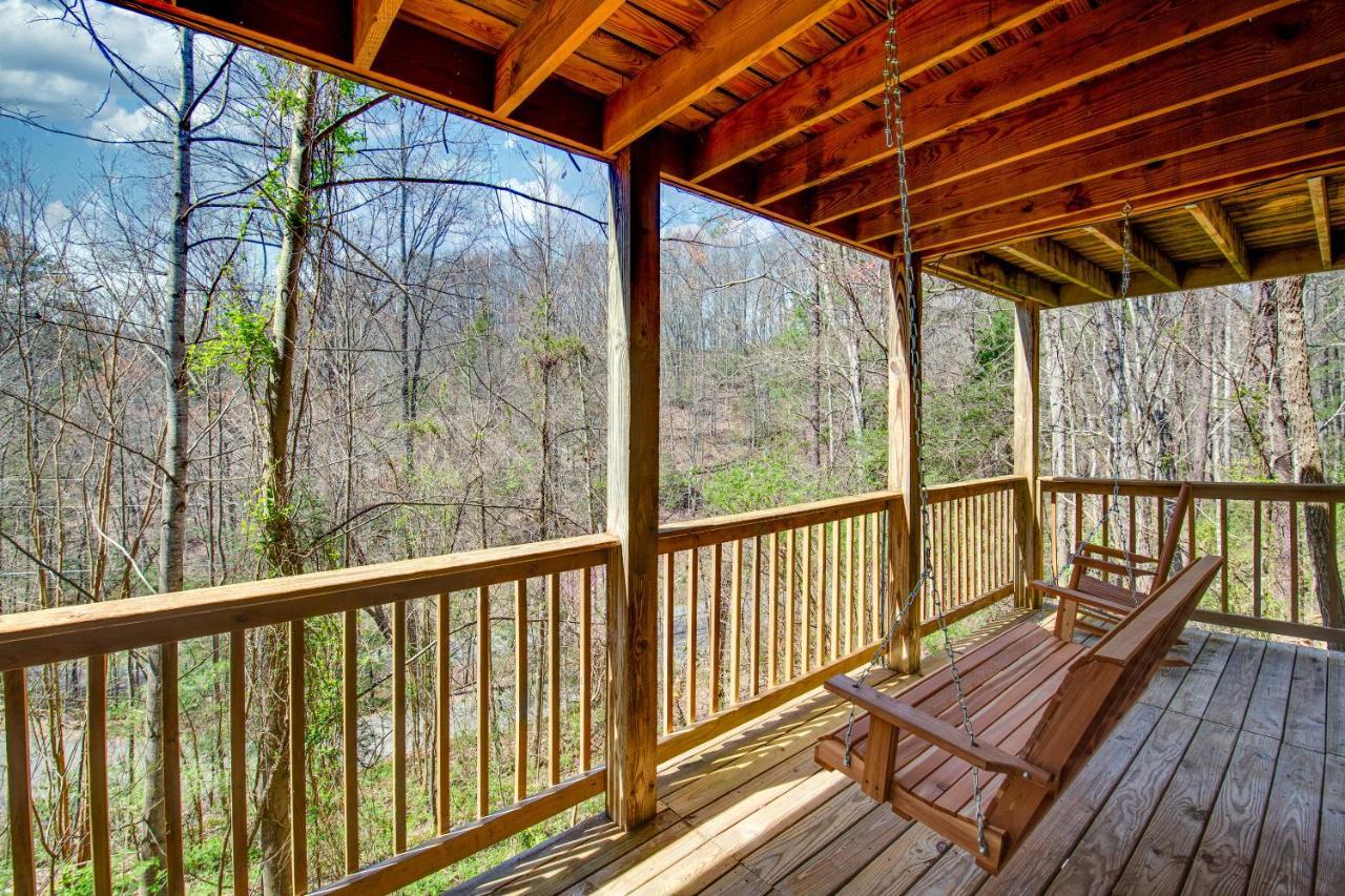 سيفيرفيل North Ridge Place Brand New Log Cabin With Hot Tub Great Location المظهر الخارجي الصورة