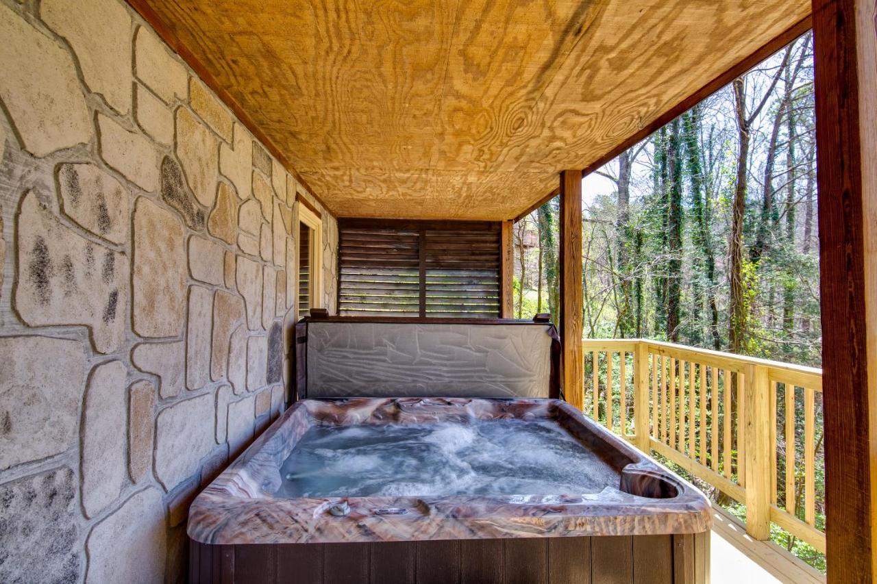 سيفيرفيل North Ridge Place Brand New Log Cabin With Hot Tub Great Location المظهر الخارجي الصورة